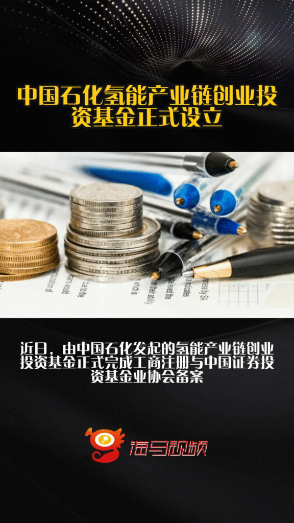 首期50亿元！中国石化氢能基金设立